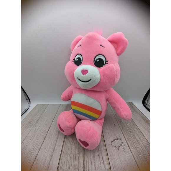 Care Bears Cheer Bear Plush Unlock The Magic Stuffed Animal 2020 Basic Fun 12" - Picture 1 of 5
